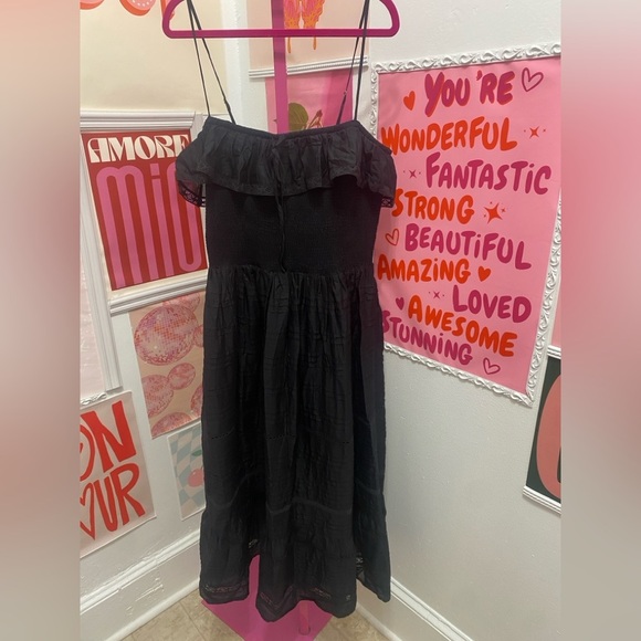 Vineyard Vines Dresses & Skirts - Vineyard Vines Pintuck Striped Maxi Dress IN BLACK NWT